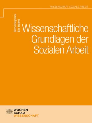 cover image of Wissenschaftliche Grundlagen der Sozialen Arbeit